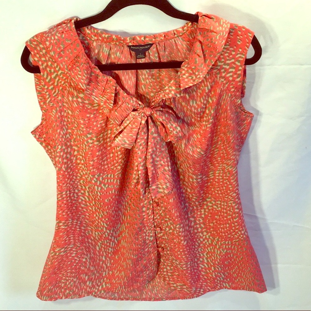 Banana Republic Sleeveless Dress Blouse